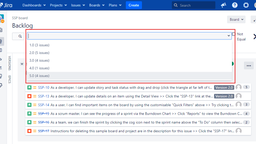 Multiple Options – Jira / Atlassian app feature by Vamhi