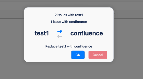 Migrate Labels – Jira / Atlassian app feature by Vamhi